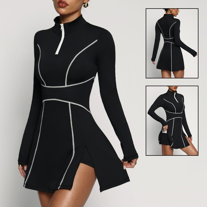 Yoga Fitness Dress - Yeni Kadın Tenis Golf Elbisesi Polo