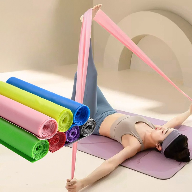 Yoga Fitness Health - Elastik Kaymaz Direnç Bantları Premium Lateks