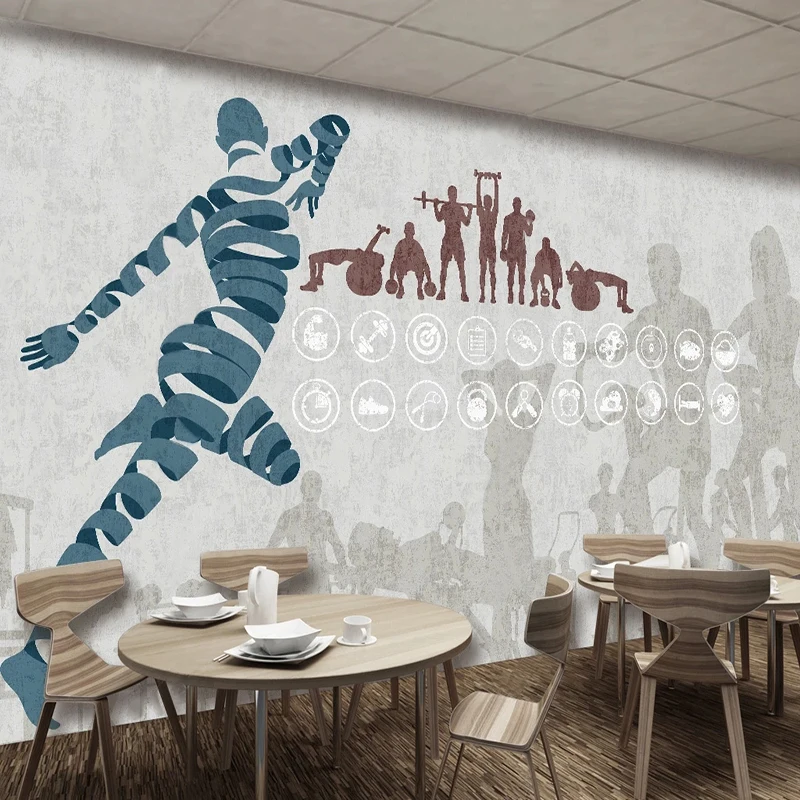 Özel Modern Spor Desen Duvar K - Yoga Fitness Gym Photos incelemesi ve fiyatı