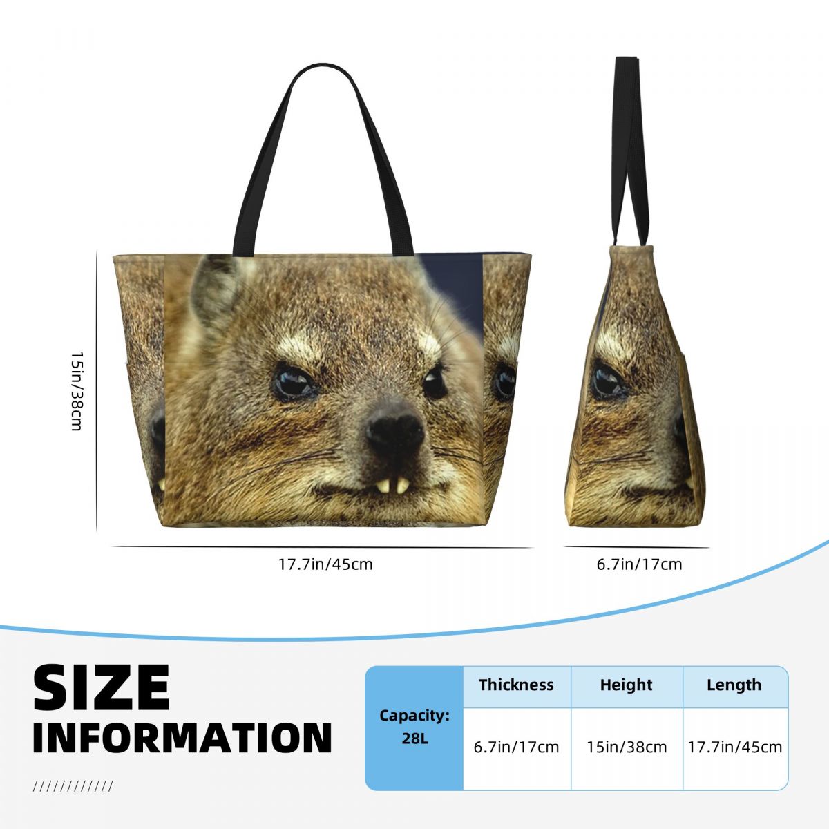 Rock Hyrax Fotoğraf Plaj Çanta - Yoga Fitness Gym Photos incelemesi ve fiyatı