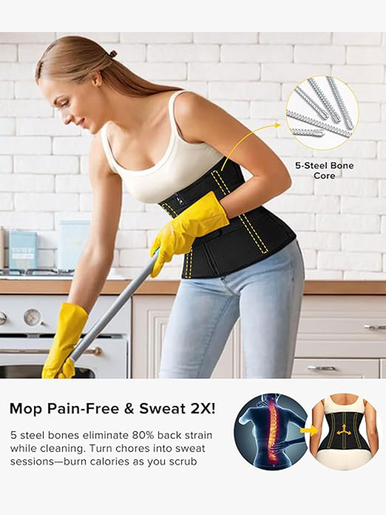 Kadınlar için Sauna Bel Korse  - Waist Trainer Women incelemesi ve fiyatı
